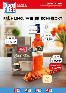 Travel FREE Prospekt FRÜHLING, WIE ER SCHMECKT! mit 10 Seiten