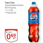 Cola im Angebot bei GLOBUS in Rodgau Cola Angebote von Pepsi bei GLOBUS Rodgau für 0,69 €