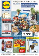 Lidl Prospekt für Schwalbach mit 24 Seiten Lidl Prospekt für Schwalbach: "MEDITERRANE LEBENSLUST AUF GRIECHISCHE ART", 24 Seiten, 08.03.2021 - 13.03.2021