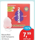 Soft-Tampons von NeverNot für 7,99 € bei budni im Angebot Soft-Tampons von NeverNot im aktuellen budni Prospekt