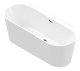 Baignoire îlot murale blanche "belline" en promo chez Brico Dépôt Vitry-sur-Seine à 679,00 €