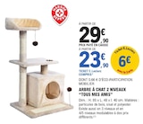 Promo Arbre à chat 2 niveaux 'tous mes amis' à 23,90 € dans le catalogue E.Leclerc à Bellaing