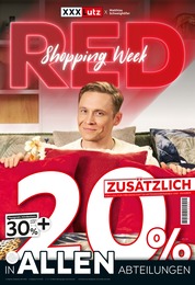 XXXLutz Möbelhäuser Prospekt: "RED SHOPPING WEEK", 32 Seiten, 25.09.2023 - 01.10.2023