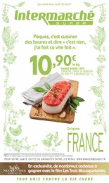 Catalogue Intermarché avec 36 pages de promos Prospectus Intermarché, "Pâques, c’est cuisiner des heures et dire « c’est rien, j’ai fait ça vite fait ».", pages, 04/04/2023 - 10/04/2023