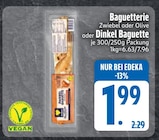 Baguetterie Zwiebel im EDEKA Prospekt Baguetterie Zwiebel im aktuellen EDEKA Prospekt für 1,99 €