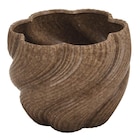 Cache pot deco vague marron o22c dans le catalogue B&M