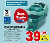 Wischtuchpresse "Profi XL mit Rollen" Angebote bei E center Mainz für 39,99 €