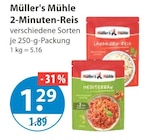 Langkorn Reis von Müller's Mühle im aktuellen V-Markt Prospekt für 1,29 €