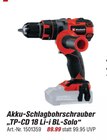 Akku-Schlagbohrschrauber TP-CD 18 Li-i BL-Solo Angebote von Einhell bei toom Baumarkt Bautzen für 89,99 €