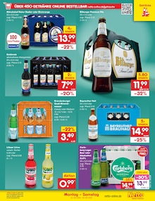 Bier im Netto Marken-Discount Prospekt "Aktuelle Angebote" mit 69 Seiten (Berlin)