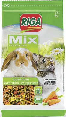 Menu mix pour lapin nain - Géant Casino à Toulouse Menu mix pour lapin nain en promo chez Géant Casino Toulouse à 2,44 €