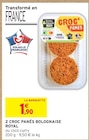 Intermarché Seyssins - Promo 2 croc' panés bolognaise Promo 2 croc' panés bolognaise à 1,90 € dans le catalogue Intermarché à Seyssins