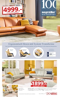 Sofa im Segmüller Prospekt "Wohndesign - Inspirierende Ideen für ihr Zuhause" mit 20 Seiten (Heilbronn)
