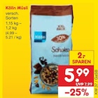 Müsli von Kölln für 5,99 € bei Netto Marken-Discount im Angebot Müsli von Kölln im aktuellen Netto Marken-Discount Prospekt