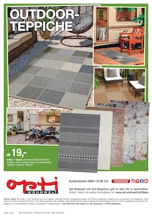 Teppichboden im Opti-Wohnwelt Prospekt "Garten 2026" mit 24 Seiten (Bremerhaven)