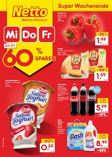 Cola im aktuellen Netto Marken-Discount Prospekt (Laatzen) Cola im Netto Marken-Discount Prospekt "Aktuelle Angebote" mit 72 Seiten (Laatzen)