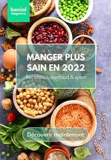 Bonial Magazine Catalogue "Manger plus sain en 2022", 1 page, Paris,  13/01/2022 - 28/02/2022