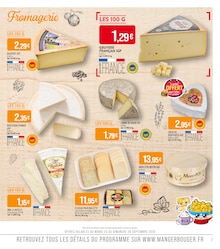 Promotion Gruyère dans le prospectus Supermarchés Match, valable du 23/09/2025 au 05/10/2025 Promo Gruyère dans le catalogue Supermarchés Match du moment à la page 7