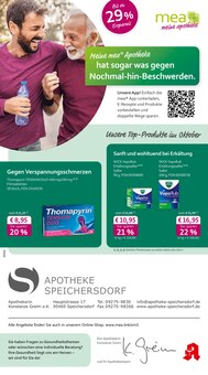 Aktueller mea - meine apotheke Prospekt (Speichersdorf, 4 Seiten zum blÀttern mea - meine apotheke Prospekt Unsere September-Angebote mit 4 Seiten