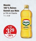 100% Reines Keimöl von Mazola im aktuellen V-Markt Prospekt für 3,29 €