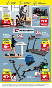 Ergometer Angebot im aktuellen Lidl Prospekt auf Seite 55