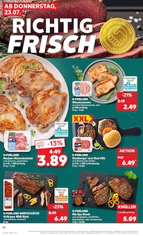 Fleisch im Kaufland Prospekt "Hier bin ich richtig" mit 56 Seiten (Bottrop)