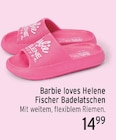 Badelatschen von Barbie loves Helene Fischer für 14,99 € bei E center im Angebot Badelatschen von Barbie loves Helene Fischer im aktuellen E center Prospekt