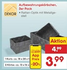 Aufbewahrungskörbchen, 3er Pack im Angebot bei Netto Marken-Discount in Cottbus Aufbewahrungskörbchen, 3er Pack Angebote von DEKOR bei Netto Marken-Discount Cottbus für 3,99 €