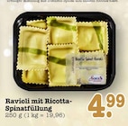 Aktuelle Ravioli Angebote bei E center in Ludwigshafen (Rhein) Aktuelles Ravioli mit Ricotta-Spinatfüllung Angebot bei E center in Ludwigshafen (Rhein) ab 4,99 €