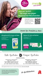 mea - meine apotheke Apotheken Prospekt der aktuellen Woche mit 4 Seiten, gültig von 01.03.2026 bis 31.03.2026, in Stralsund und Umgebung Aktueller mea - meine apotheke Apotheken Prospekt in Stralsund und Umgebung, "Unsere März-Angebote" mit 4 Seiten, 01.03.2026 - 31.03.2026