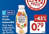 Fruchtbuttermilch Angebot im ALDI SÜD Prospekt Fruchtbuttermilch im ALDI SÜD Prospekt zum Preis von 0,79 €