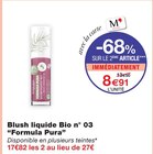 Blush liquide Bio n° 03 Formula Pura - Deborah - Monoprix Blush liquide Bio n° 03 Formula Pura - Deborah à 8,91 € dans le catalogue Monoprix
