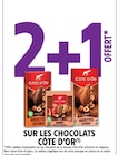 2+1 offert sur les chocolats Côte d'Or à Intermarché dans Les Villettes 2+1 offert sur les chocolats Côte d'Or à Intermarché dans Les Villettes
