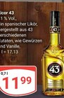Spanischer Likör im Angebot bei GLOBUS in Castrop-Rauxel Spanischer Likör Angebote von Licor 43 bei GLOBUS Castrop-Rauxel für 11,99 €