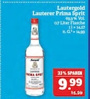 Aktuelles Lauterer Prima Sprit Angebot bei Marktkauf in Leipzig ab 9,99 €