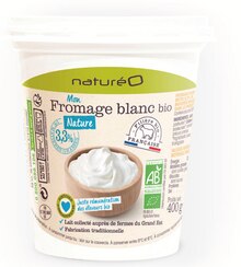 FROMAGE BLANC 3,3% MG - NaturéO à Massy FROMAGE BLANC 3,3% MG en promo chez NaturéO Massy à 2,25 €