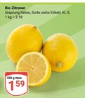 Bio-Zitronen im Angebot bei GLOBUS in Halle Bio-Zitronen Angebote bei GLOBUS Halle für 1,59 €