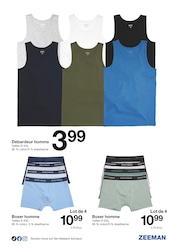 Boxer Homme Angebote im Prospekt "Zeeman" von Zeeman Boxer Homme Angebote im Prospekt "Zeeman" von Zeeman auf Seite 11