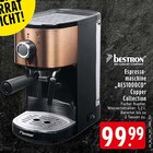 Espressomaschine AES1000CO Copper Collection Angebote von Bestron bei E center Siegburg für 99,99 €