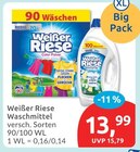 Waschmittel von Weißer Riese für 13,99 € bei budni im Angebot Waschmittel von Weißer Riese im aktuellen budni Prospekt