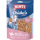 Aktuelle Lachs Angebote bei Zookauf in Hannover Aktuelles RINTI Snack Chicko's Mini Lachs 80 g Angebot bei Zookauf in Hannover ab 1,89 €