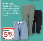 Damen-Capri im Angebot bei GLOBUS in Plauen Damen-Capri Angebote bei GLOBUS Plauen für 5,99 €