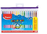18 feutres color’peps - MAPED - Bureau Vallée à Rosny-sous-Bois 18 feutres color’peps - MAPED en promo chez Bureau Vallée Rosny-sous-Bois à 1,79 €