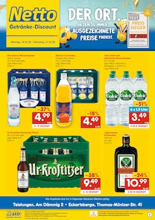 Netto Marken-Discount Prospekt DER ORT, AN DEM DU IMMER AUSGEZEICHNETE PREISE FINDEST. mit 2 Seiten