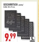 Aktuelles Geschirrtuch 'Kaffee' Angebot bei Marktkauf in Kamp-Lintfort ab 9,99 €