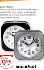 Quarz-Wecker im Angebot bei GLOBUS in Kaarst Quarz-Wecker Angebote von manufact bei GLOBUS Kaarst für 9,99 €