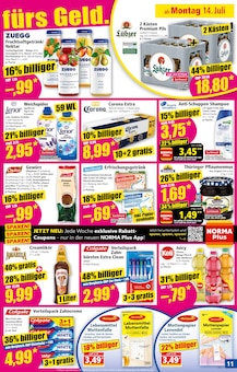 Lenor Weichspüler Angebot im aktuellen Norma Prospekt auf Seite 11