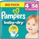 Windeln Baby Dry Gr.4+ Maxi Plus (10-15 kg), Big Pack Angebote von Pampers bei dm-drogerie markt Marl für 17,45 €