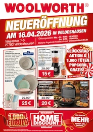 Woolworth Prospekt "NEUERÖFFNUNG IN WILDESHAUSEN" für Harpstedt, 8 Seiten, 16.04.2026 - 16.04.2026