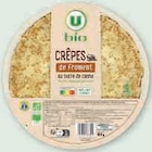 Petites crêpes Bretonnes U Bio - U BIO dans le catalogue U Express